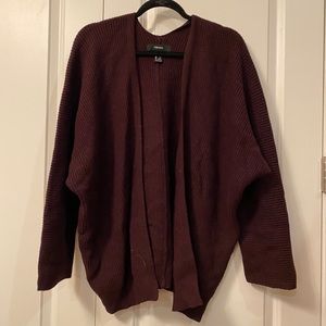 Forever 21 maroon cardigan size large